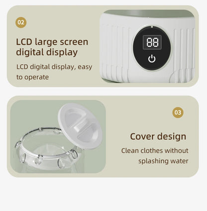 Mini Household Electric Washing Cup Underwear Socks Small Wireless Charging Washing Machine Pet clothes washing machine