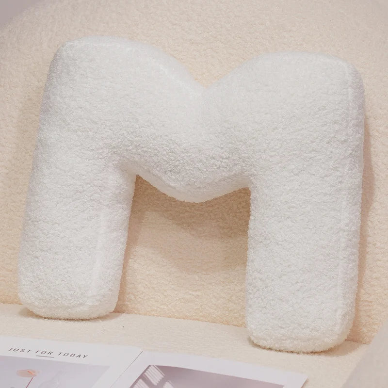 Cozy English Letters Pillow Sofa Cushion Living Room Decor 26 Letter Stuffed Doll Toy Kids Pillow Teaching Words Game Kid Toy
