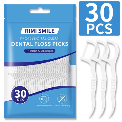 600PCS/300PCS/100PCS/50PCS/30PCS - Dental floss stick - interdental cleaning tool