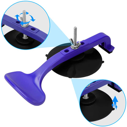 Upgraded 6pcs Suction Cup Clamp Kit For Car Convertible Glass Windshield Top Repair Adhesive Class Clamp Kit With Sponge Pad