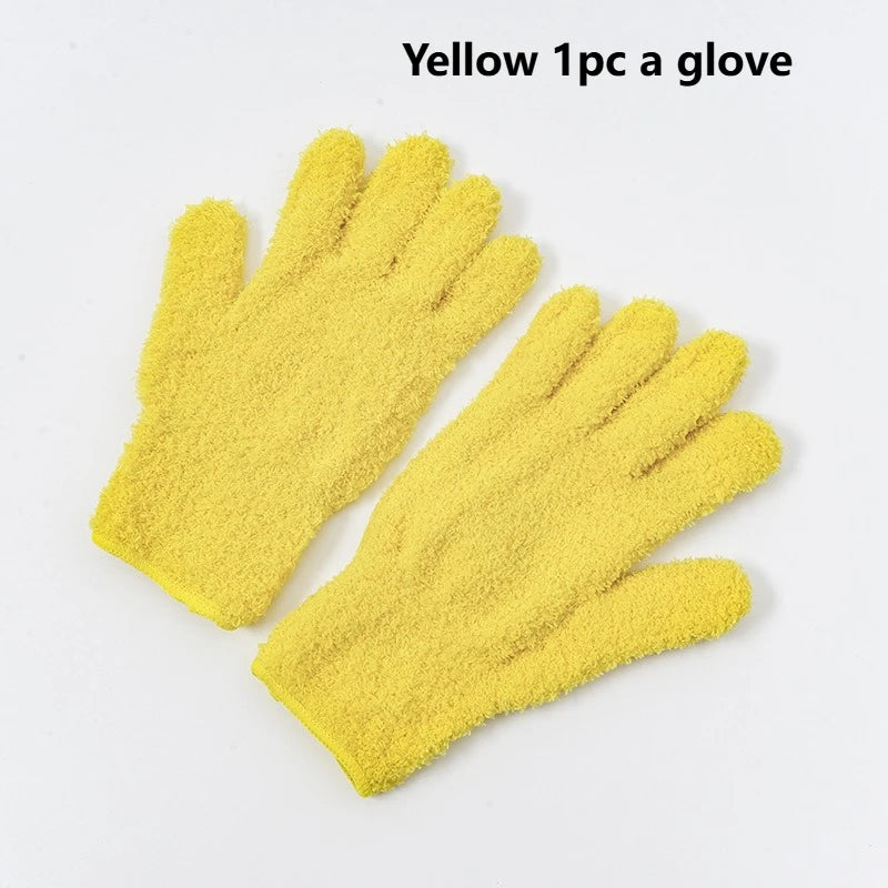 1pc Microfiber Dusting Gloves-Stretchable & Breathable Cleaning Gloves,Non-Waterproof for Cars, Boats, RVs, Pools, Home, Kitchen