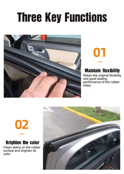 Rubber Seal Protectant | Rejuvenates Color & Flexibility, Prevents Sticking in Winter, Prolongs Rubber Seals on Doors & Windows