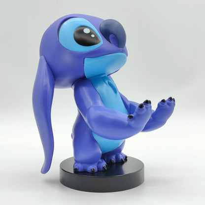 Stitch Over Size Action Figure Toys Game Controller Mobile Phone Holder Collection Cartoon Model Vinyl Doll Ornament Decoration