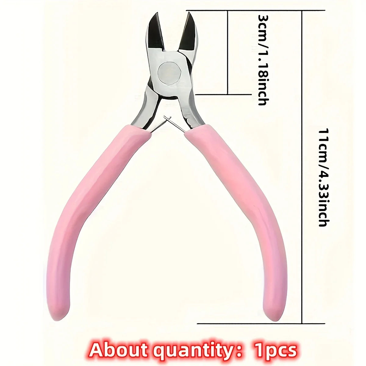 4/3/1pcs Iron Jewelry Pliers Tool Kit Includes Needle Round Wire Cutter And Curved Nose Pliers For Jewelry Beading Repair