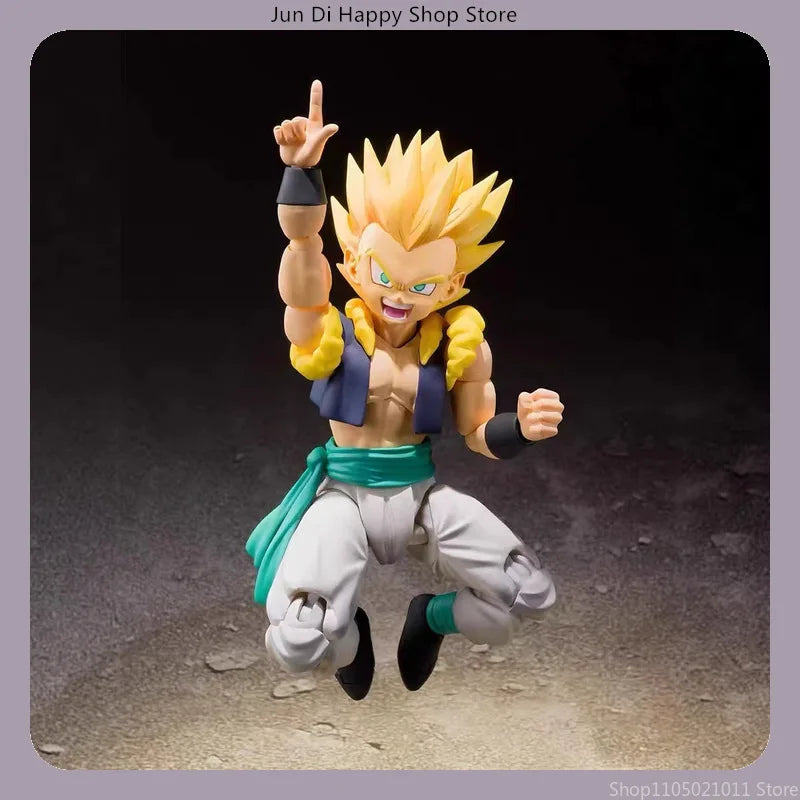 Dragon Ball Super Saiyan Gotenks Articulated Figure Anime Model Statue Collection Desktop Decoration Ornament Toy Gift for Fans