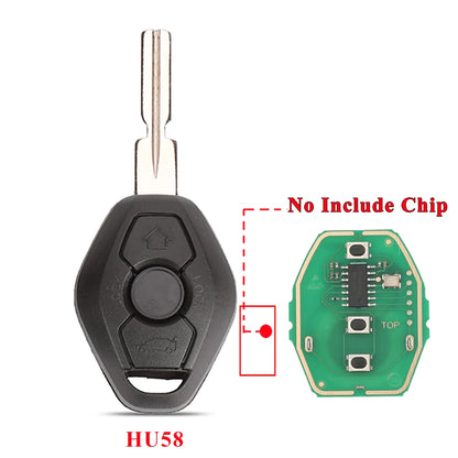 jingyuqin EWS Sytem Car Remote Key for BMW E38 E39 E46 X3 X5 Z3 Z4 1/3/5/7 Series 315/433MHz ID44 Chip Keyless Entry Transmitter