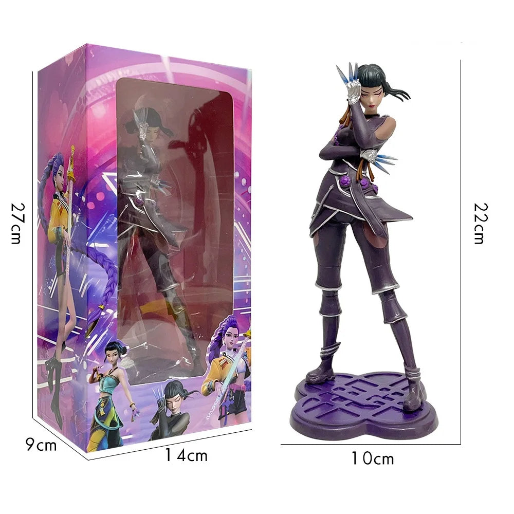 22cm/8.66inch Anime KPop Hunter Periphery Toy Doll Action Figure PVC Model Desktop Ornament Toy Fans Christmas Gifts