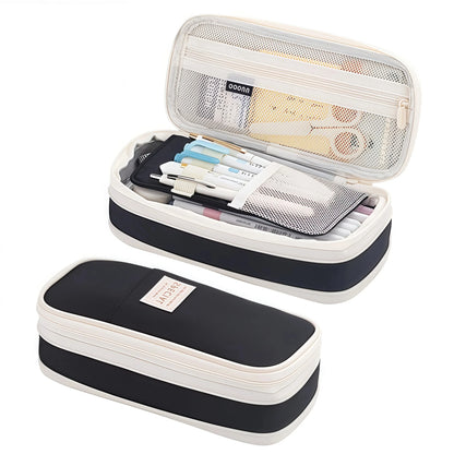 Large Capacity Pencil Case Stationery School Supplies Pencil Cases Pouch Office Desk Storage Bag Students Kids Pen Case Bags Box