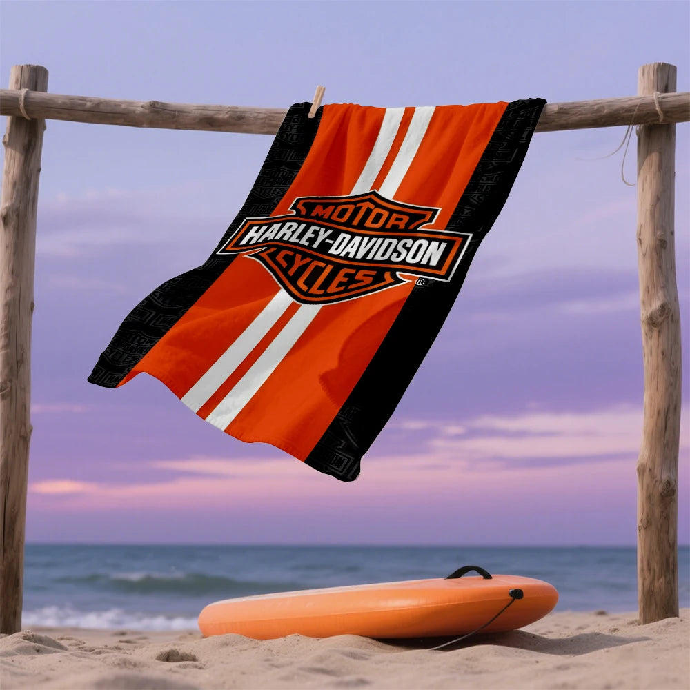 Luxury Redefined Harleys D-Davidson Quick Drying Bath Towel Microfiber beach towel light weight swimming camping yoga beach out