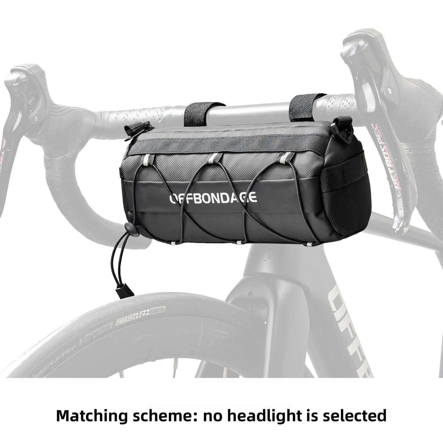OFFBONDAGE Bike Front Bag Bicycle Bag Storage Outside Multifunction Riding Bag Mountain Bike Front Bag Bicycle Accessories