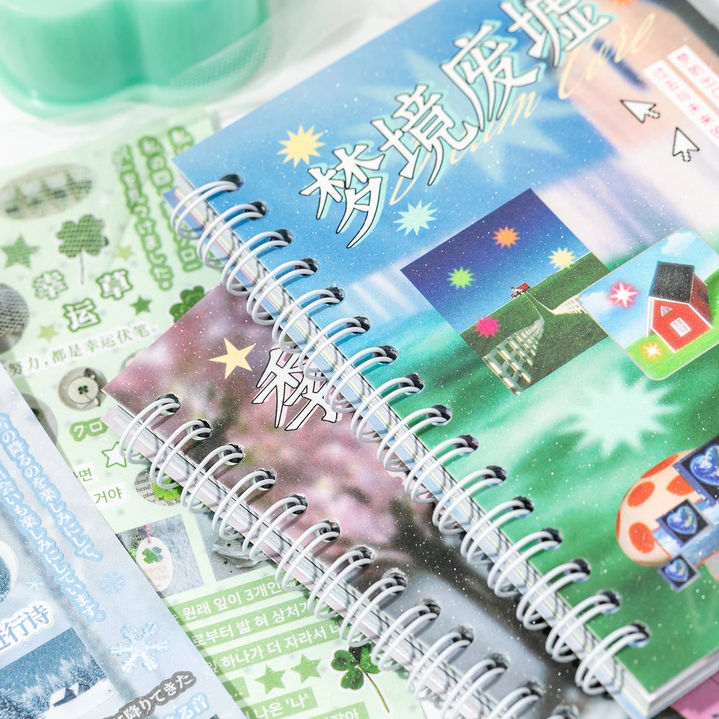 2Style 30 pieces/bag Time Reshaping Cut Film Coil Sticker Book Handbook Material Sticker DIY Photo Frame Scrapbook Notebook Cup