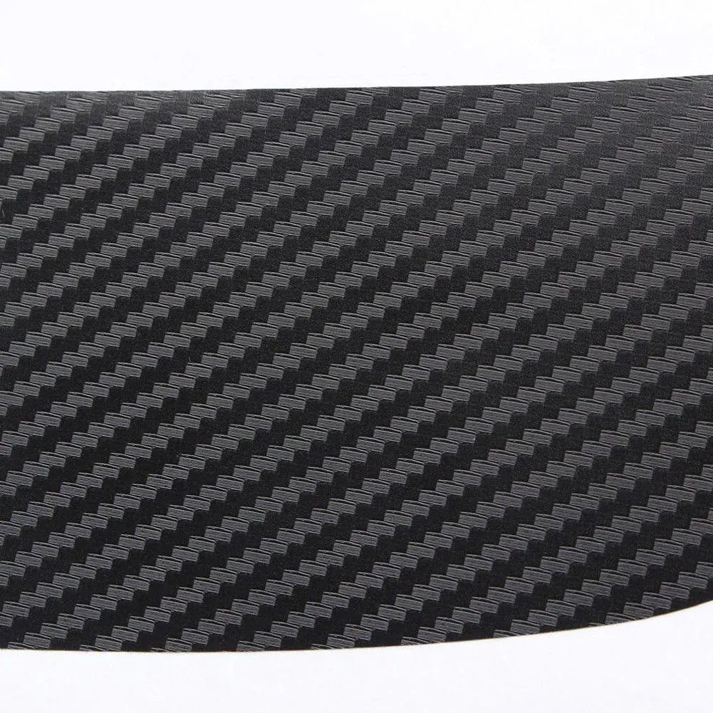 Universal Rear Trunk Guard Plate Sticker Car Rear Bumper Trim Anti-Kicked Scratch Protection Sticker Strip 3D Carbon Fiber Film