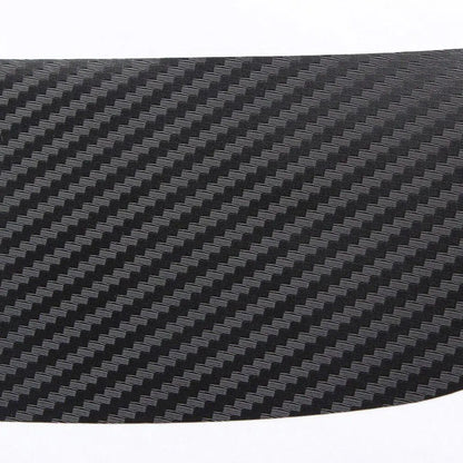 Universal Rear Trunk Guard Plate Sticker Car Rear Bumper Trim Anti-Kicked Scratch Protection Sticker Strip 3D Carbon Fiber Film