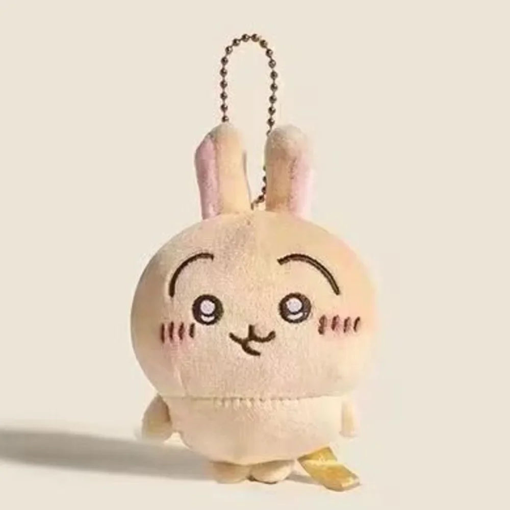 13cm jiyi Anime Plush Doll Kawaii Usachi Plush Keychain Hachiware Stuffed Plushie Pendant Cute Backpacks Ornaments Toy Gifts