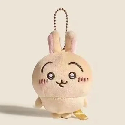 13cm jiyi Anime Plush Doll Kawaii Usachi Plush Keychain Hachiware Stuffed Plushie Pendant Cute Backpacks Ornaments Toy Gifts
