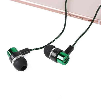Universal Wired Earphone Noise Reduction In-Ear Stereo Earphones Noodles Style Sport Headset For Samsung Huawei Headphones