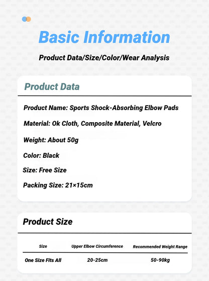 1Pc Adjustable Elbow Brace - Sports Compression Arm Support For Basketball, Tennis, Volleyball, Golf Unisex Fitness Tool