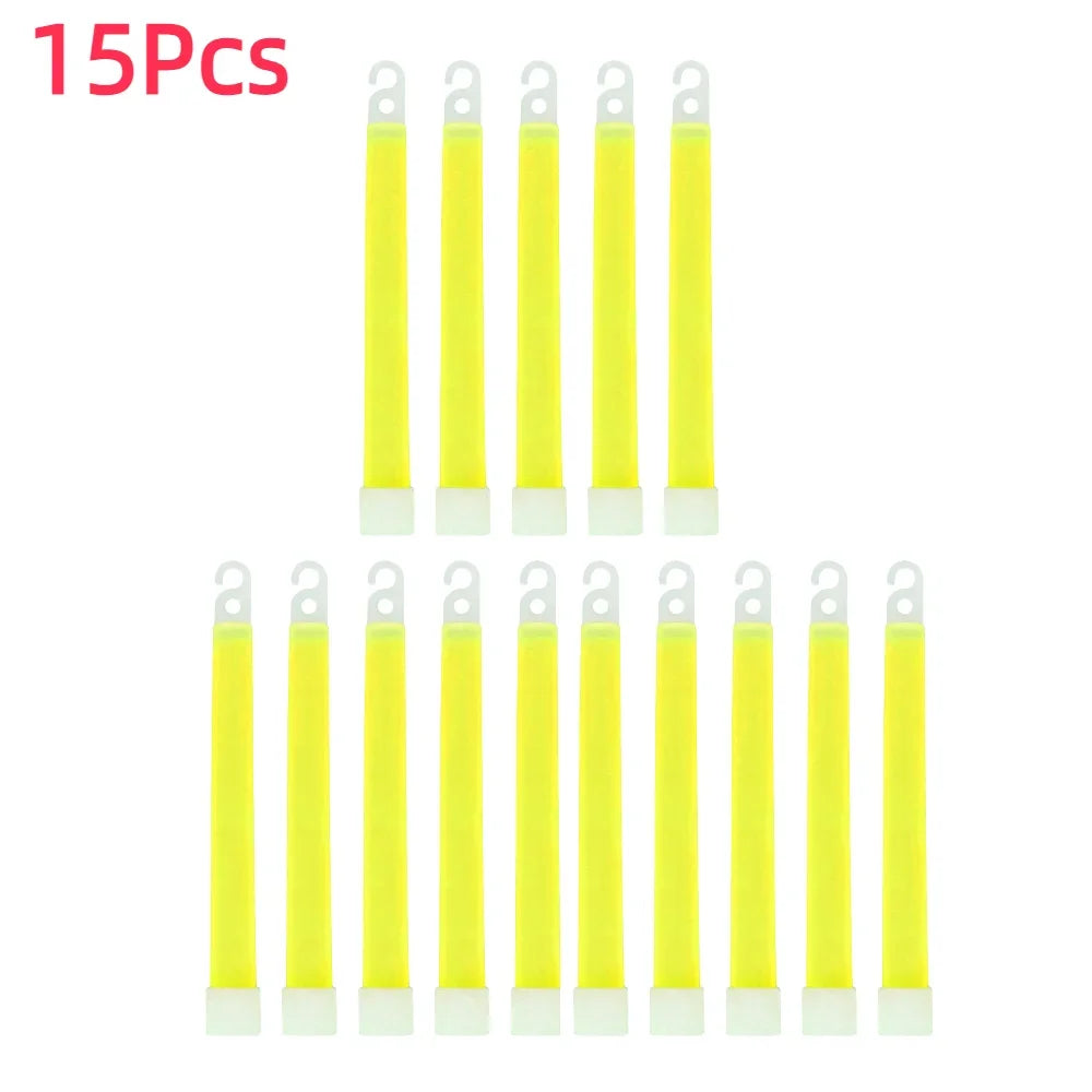 6 Inch Survival Kit Military Glow Light Sticks Walking and Hiking Camping SOS Gear Outdoor Military Equipment Camping Supplies