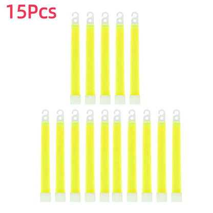 6 Inch Survival Kit Military Glow Light Sticks Walking and Hiking Camping SOS Gear Outdoor Military Equipment Camping Supplies