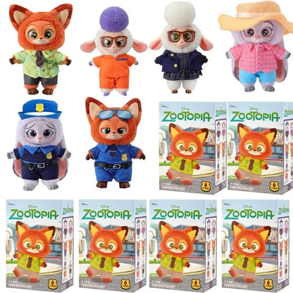 Original Zootopia2 Blind Box Nick Judy Action Figure Plush Vinyl Doll Mystery Surprise Box Anime Figures Cartoon Collection Toy