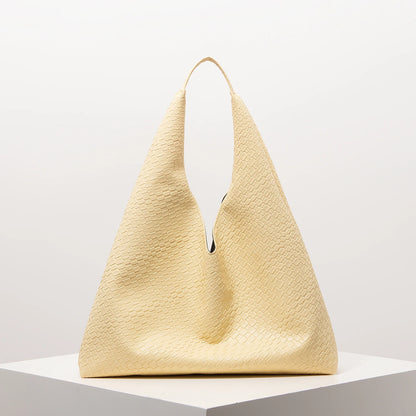 Simple Retro Shoulder Bag, Minimalist Hobo Bag, Work Bag for Women, Large Tote Bags for Ladies, Elegant Ladies' Bag, Grocery Bag