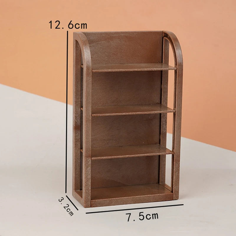 1:12 Dollhouse Miniature Supermarket Shelf Display Stand Storage Rack Scene Decor Toy Doll House Accessories