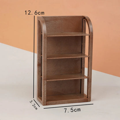 1:12 Dollhouse Miniature Supermarket Shelf Display Stand Storage Rack Scene Decor Toy Doll House Accessories