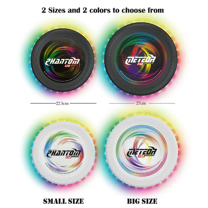 LED Flying Disc, Noctilucence Colorful Outdoor Leisure Toys Various Lighting Changes Lightweight and Fun Sport Game Gifts