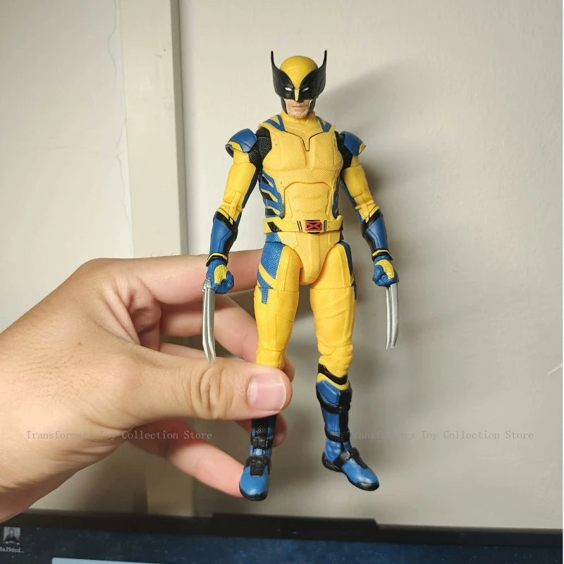 New stock Hasbro Marvel Legend series Wolverine yellow classic battle suit 6-inch movie figurine model toy collection birthday