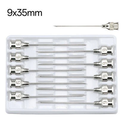 10pcs Stainless steel veterinary needles Syringe Dispensing Needle For Farm,Fluid Supplement,Livestock, Poultry,Glue Dispensing
