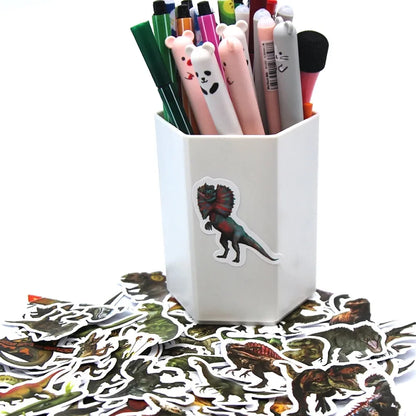 10/50/100pcs Funny Dinosaur Stickers Cartoon Decals Toy Stationery Guitar Phone Bicycle Laptop Luggage Car Graffiti Kids Sticker