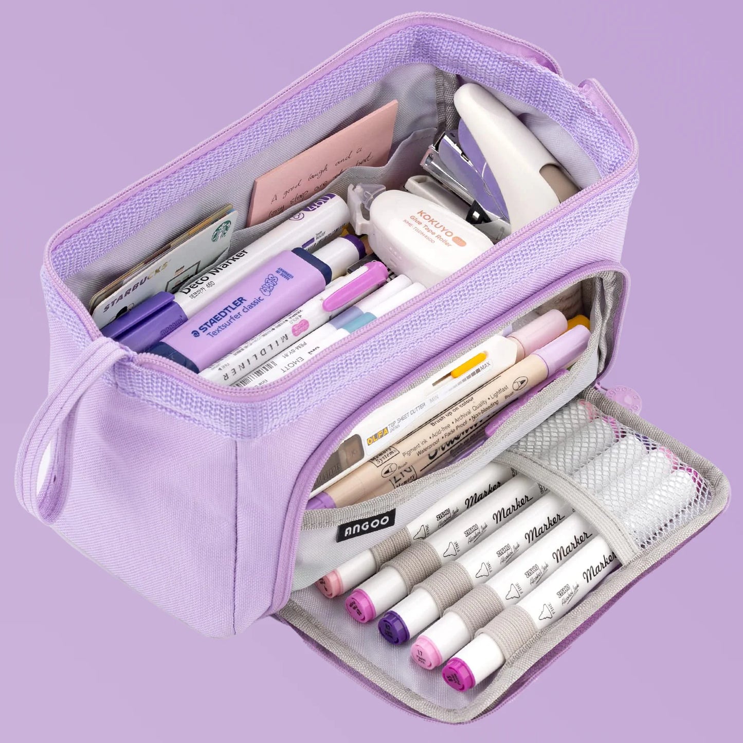 Large Capacity Pencil Case Cute Student Pencil Cases Big Pen Bag Case Storage Box Boy Girl Kid Office School Stationery Supplies