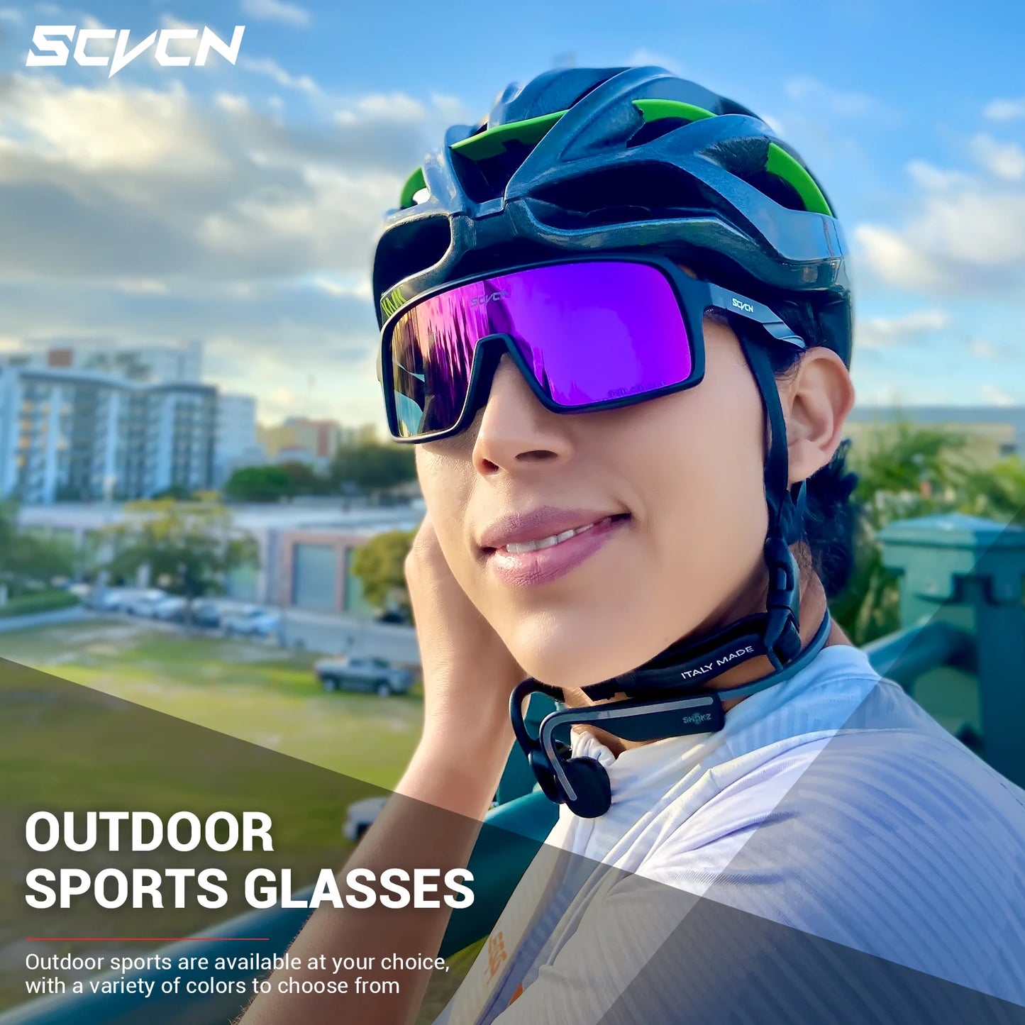SCVCN Polarized Cycling Sunglasses Mtb Sports UV400 Photochormic Glasses Goggles Bicycle Bike Glasses Men Women Cycling Eyewear