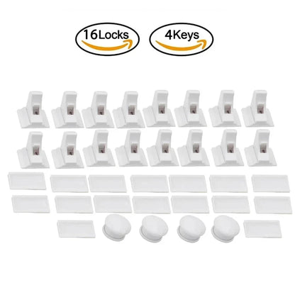 Magnetic Child Lock Children Protection Baby Safety Lock Drawer Latch Cabinet Door Lock Limiter Children Security Locks