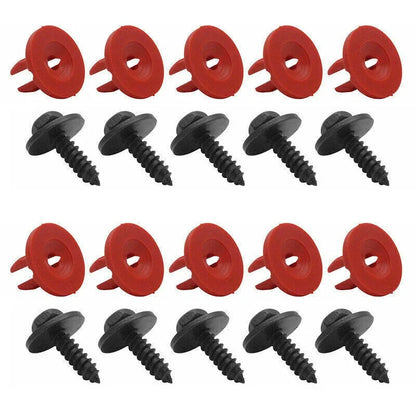 20PCS Engine Undertray Cover Clips Screws For Volvo V50 C30 For Jaguar For Ford Focus Ii 04-11 C-max 03-10 For Mondeo Mk3 00-07
