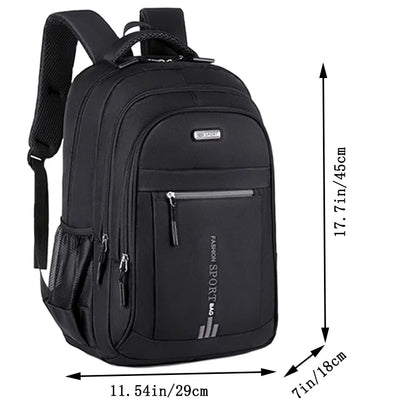 Spring new backpack male leisure business travel backpack Large capacity junior high school bag female computer men's bag