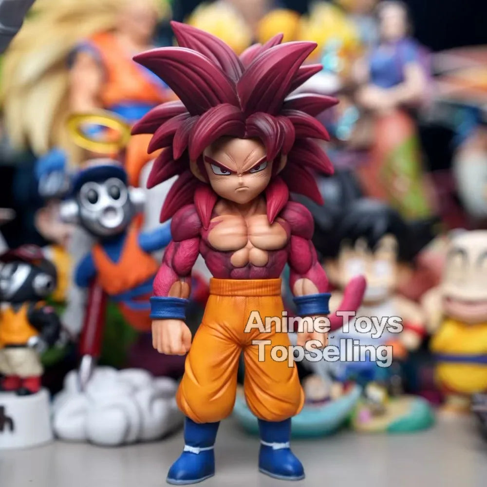 Anime Dragon Ball DAIMA Figure Super Saiyan 4 Goku Vegeta Action Figure Pvc Collectible Statue Model Toy Gifts15.5-16.5cm