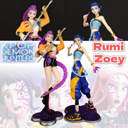 22cm/8.66inch Anime KPop Hunter Periphery Toy Doll Action Figure PVC Model Desktop Ornament Toy Fans Christmas Gifts