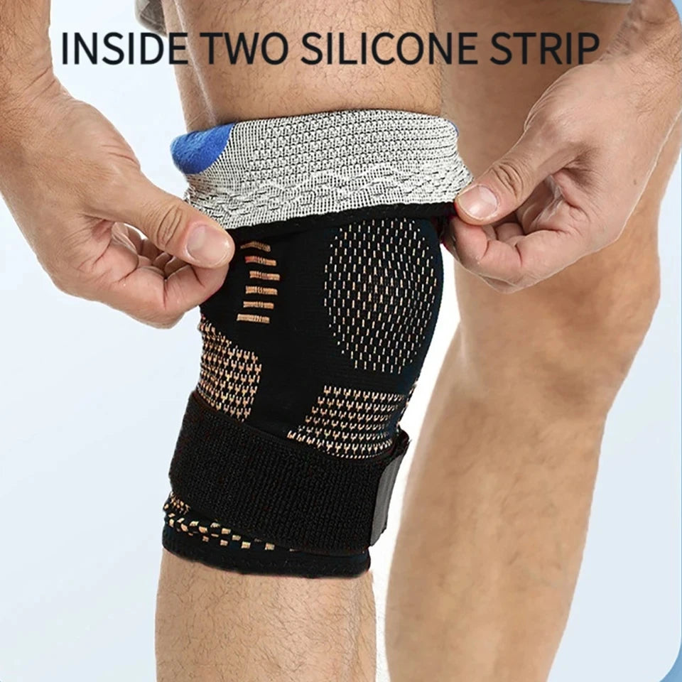 LOOGDEEL Sport Kneepad Patella Gel Knee Support Compression Sleeve Knee Pain Meniscus Tear Injury Recovery With Side Stabilizers