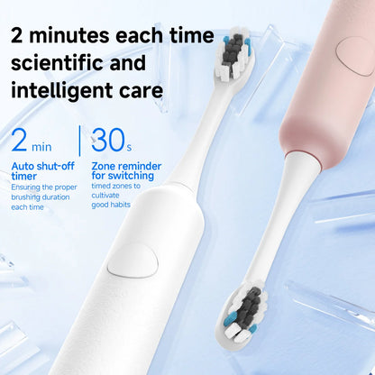 DOCOLAB Sonic Electric Toothbrush 3Gear Vibration Rechargeable Waterproof Teeth Whitening Cleaning Personal Care Appliance MT001