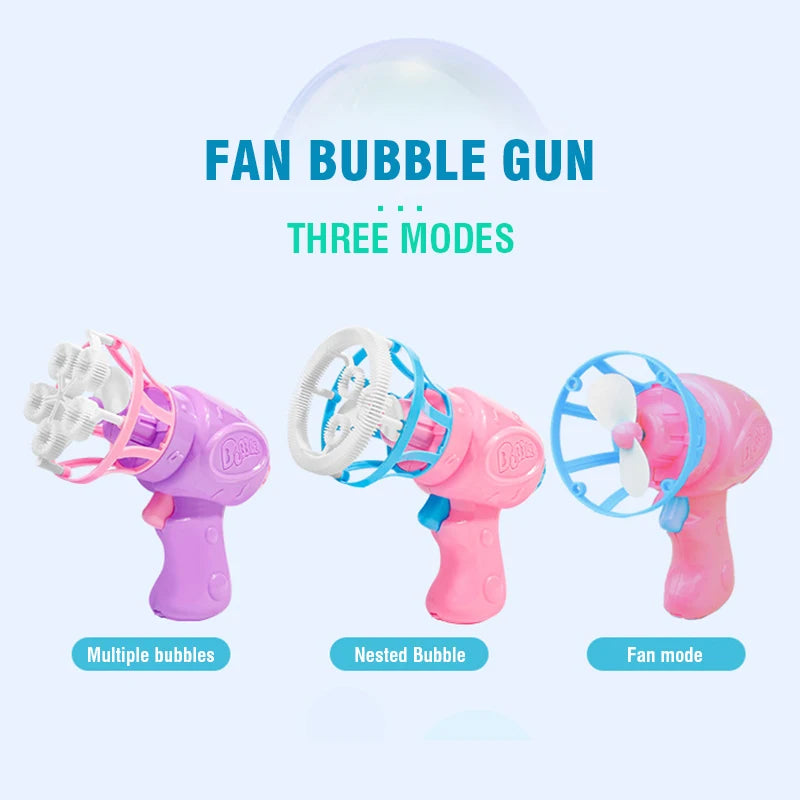 Bubble Gun Creative Bubble Guns Toys Soap Bubbles Machine Blower Maker Toy Outdoor Party Games Toys for Kids Boys Girls Children