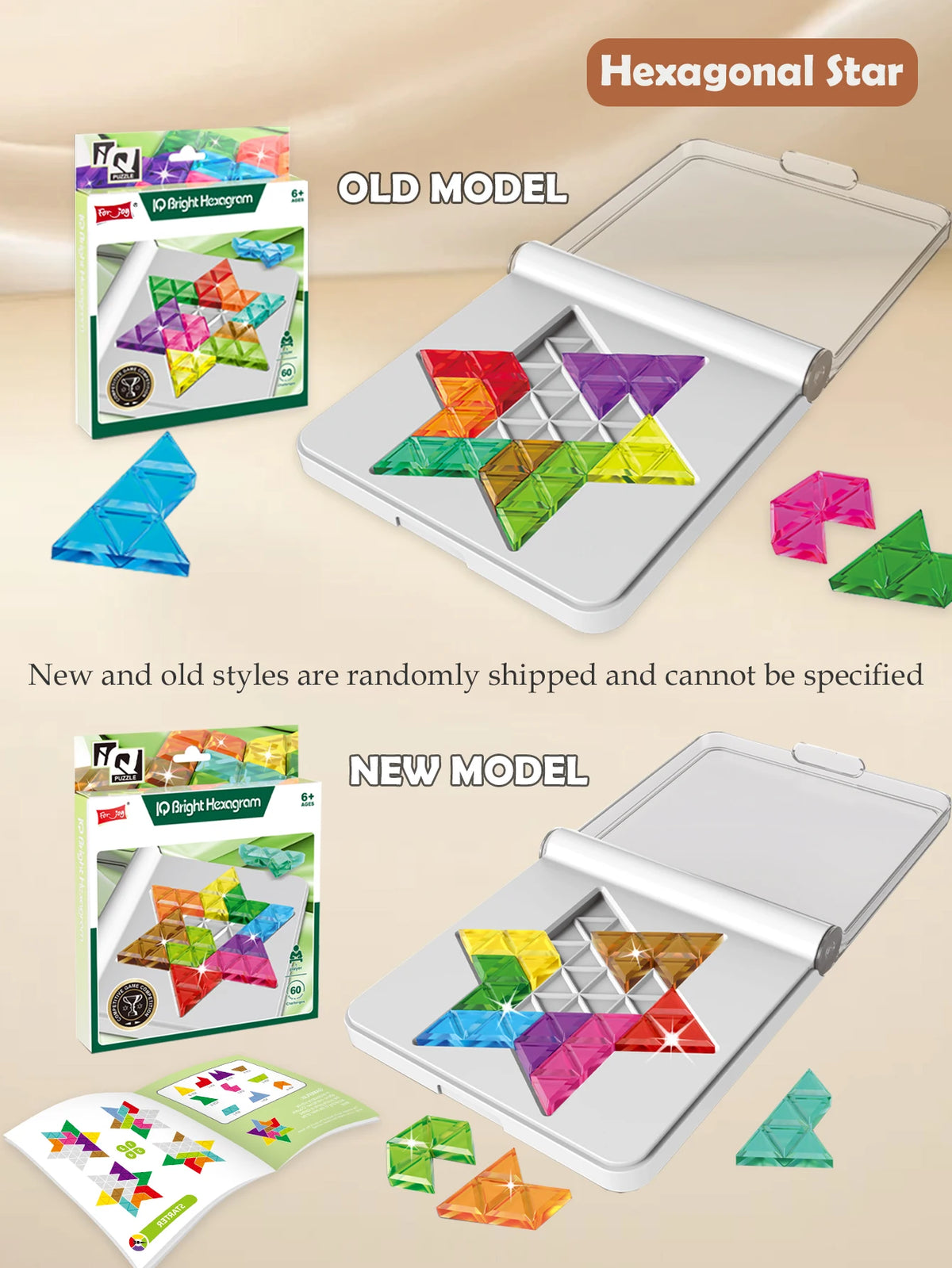 Puzzle Toys. Logical Thinking Training Fun Tabletop Games Multiple Shapes Colors, Advanced Level Gifts for Boys and Girls