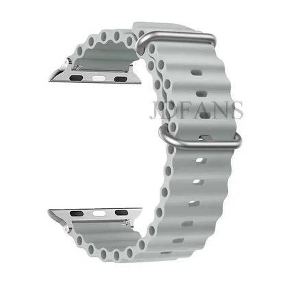 Strap For Apple watch ultra band 49mm 44mm 45mm 41mm 40mm 38mm 44 45 mm 1:1 Original Ocean belt iWatch series 9 10 8 7 se bands