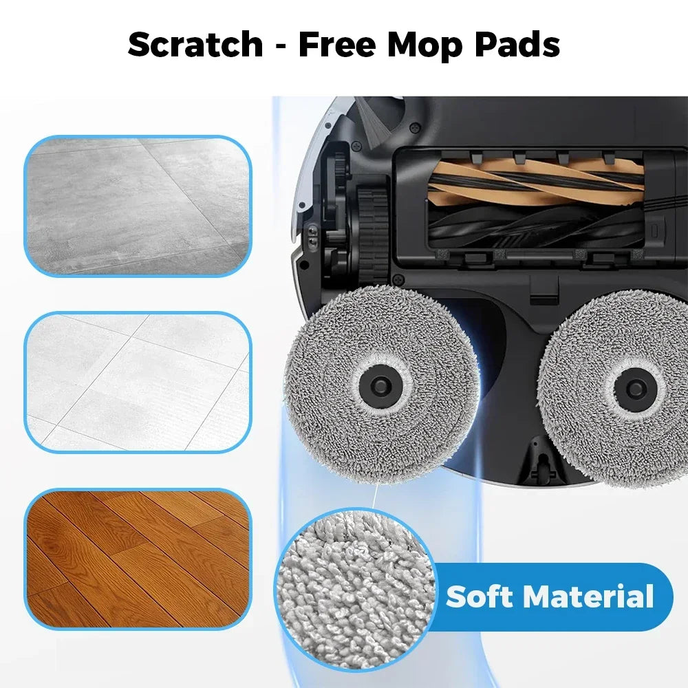 Mop Cloths For Xiaomi X10 Plus S10 Plus X20 Plus 5C 5 5Pro Omni 1S Omni 2 M30 Pro M30S OV31GL OV42CN OV21GL Vacuum Mop Parts