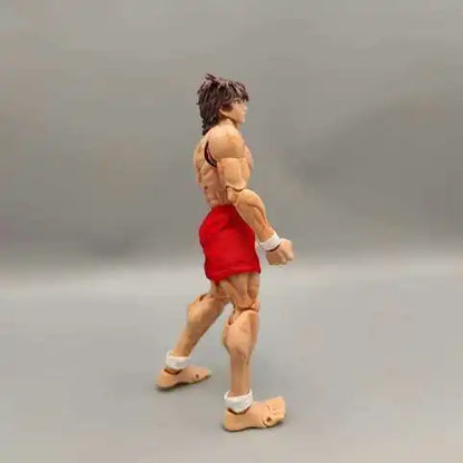 kucikuji 1/12 Scale Anime Baki Hanma Oni Action Figure Real Man Assembly Model Figurine Office Desktop Decoration Ornaments