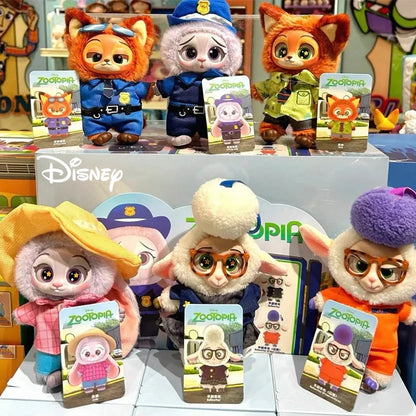 2026 Disney Zootopia Series Blind Box Judy Nick Vinyl Plush'''' Cartoon Character Pendant Trendy Toys Box Christmas Gift