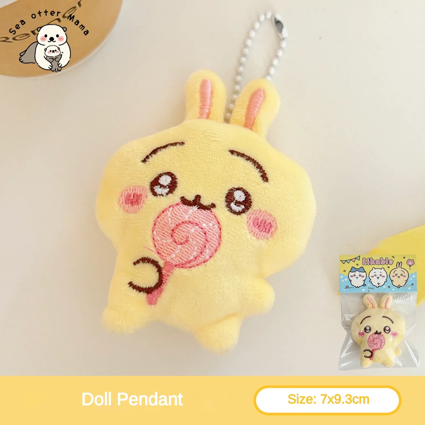 1/3 Pcs Chiikawa Cute Plush Cartoon Doll Pendant Brooch Backpack Keychain Decoration Pendant