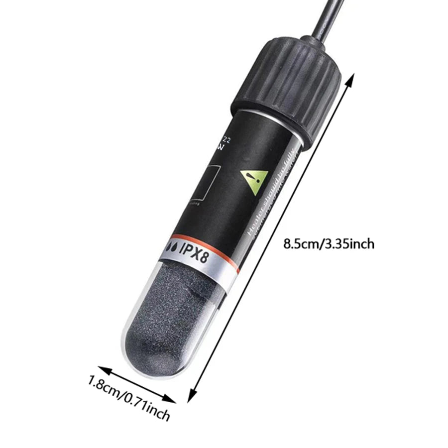 USB Mini Aquarium Heating Rod for Small Fish Tank 26°C Constant Temperature Aquarium Heater Submersible Thermostat Heater 10W