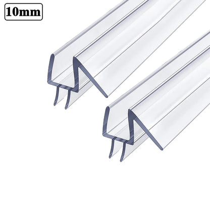 6/8/10/12mm  Transparent PVC Seal Gap Window Door Weatherstrip Bath Shower Screen Door Seal Strip