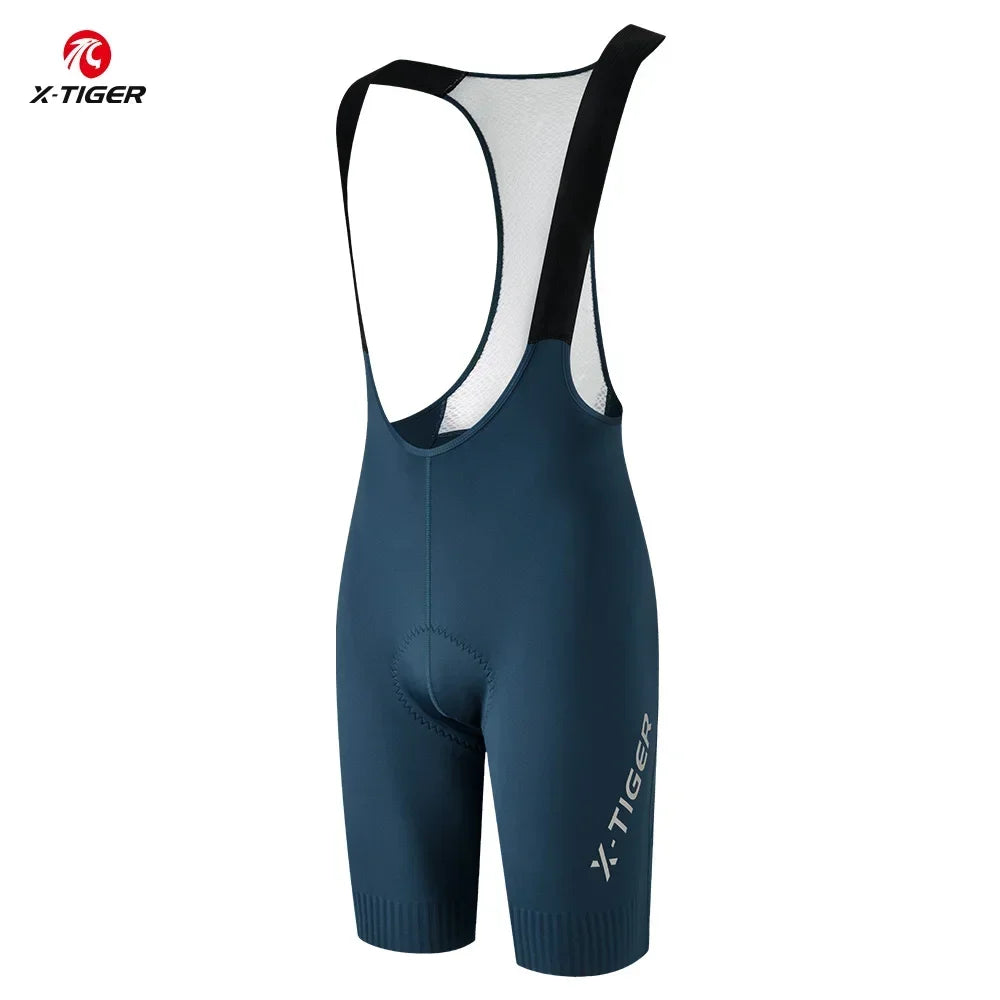 X-TIGER Cycling Bib Pants 120 High Density Cushion Men's Cycling Shorts Road Bike MTB Cycling Pants Sports Fitness Casual Pants